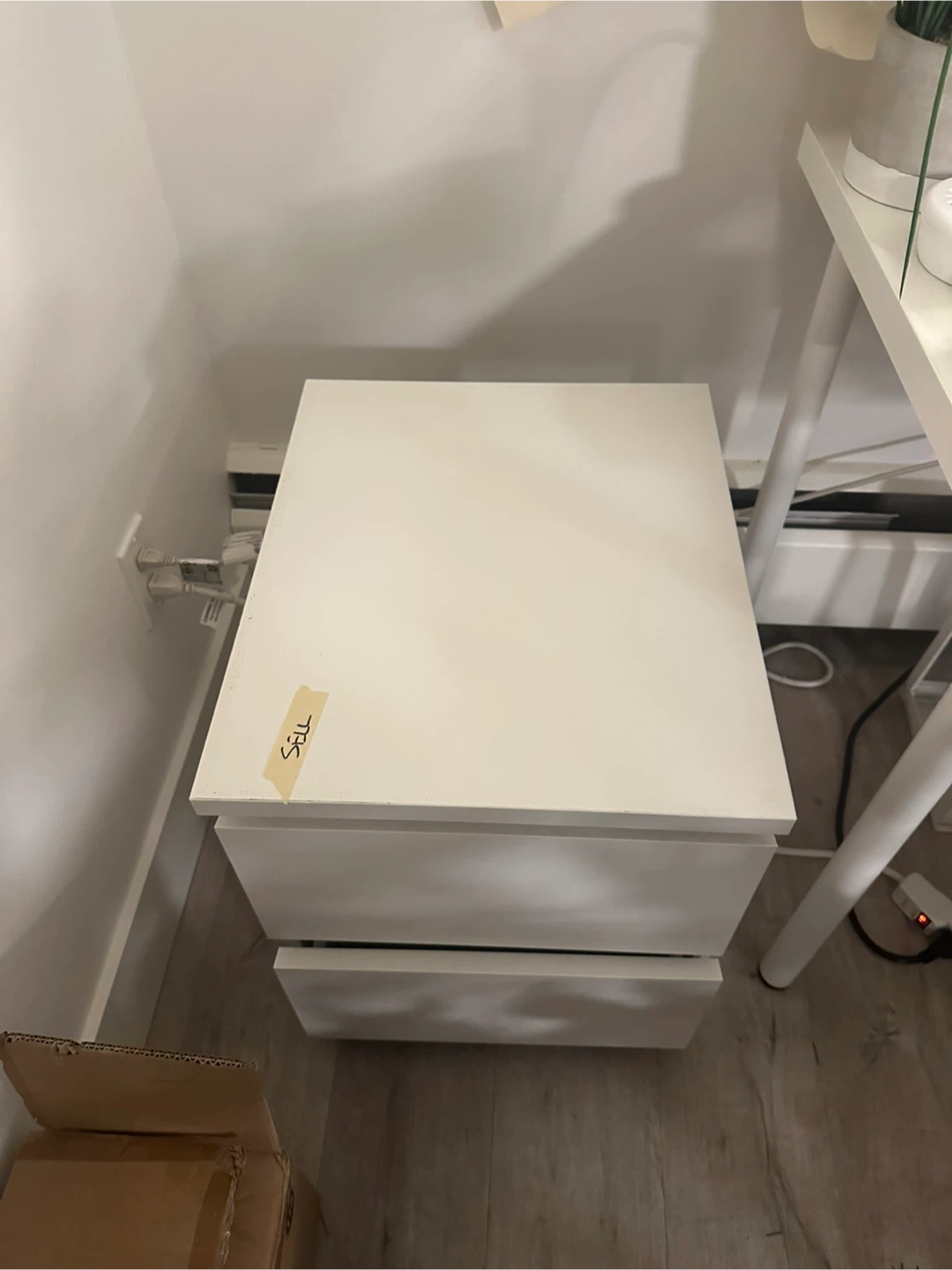 Ikea White 2-Drawer Unit - photo 2