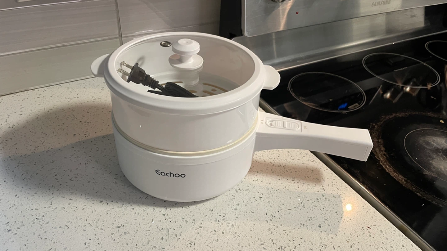 Eachoo Electric Hot Pot with Steamer