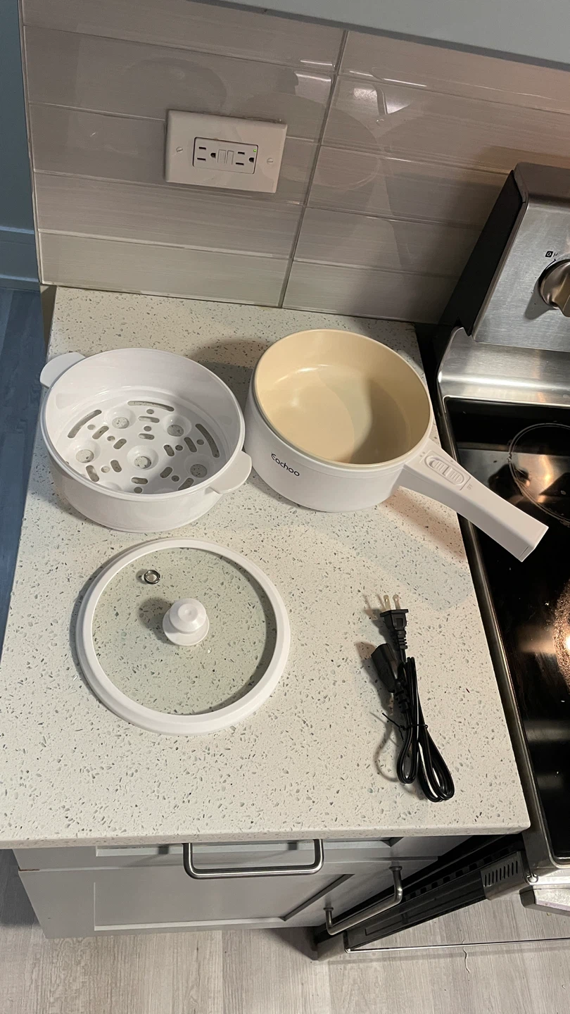 Eachoo Electric Hot Pot with Steamer - photo 2