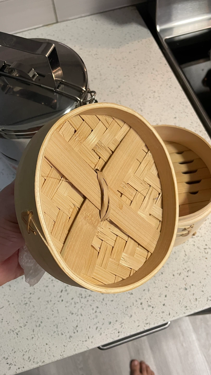 Stainless Steel Food Carrier & Bamboo Steamer - photo 3