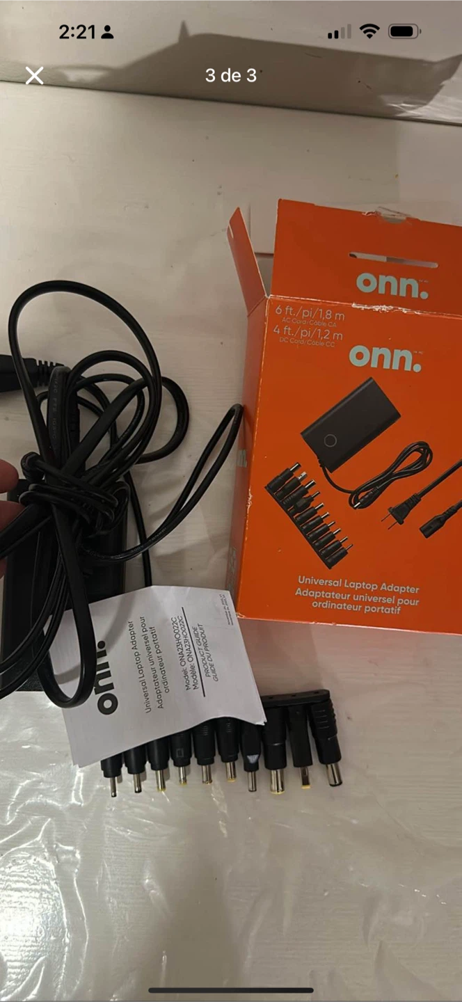 onn. Universal Laptop Adapter - photo 3