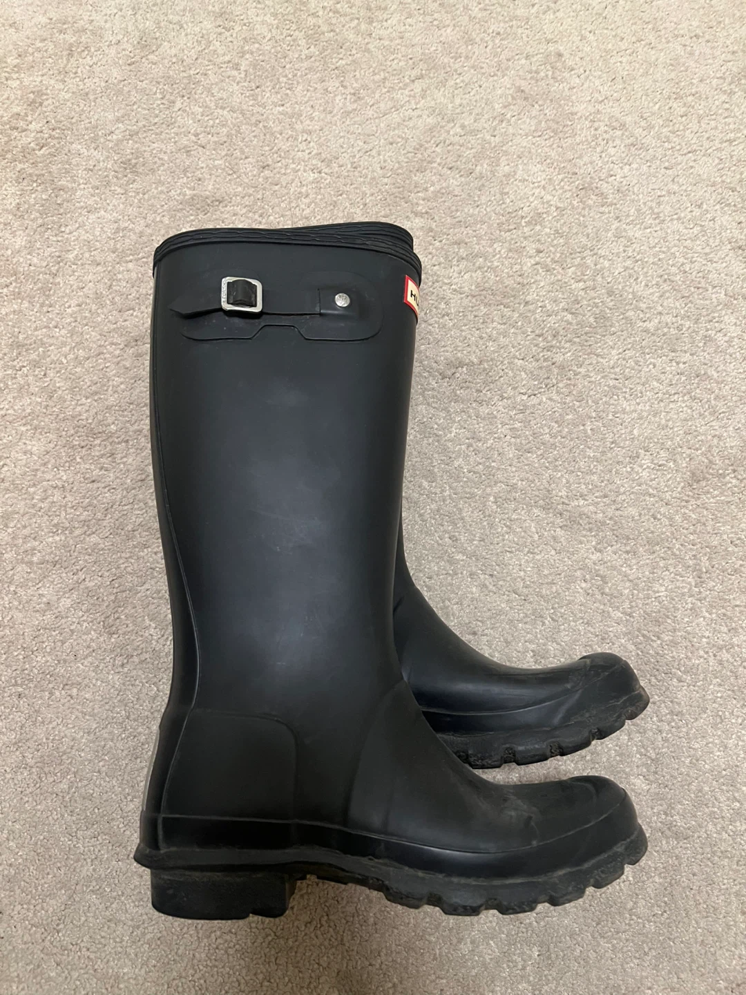 Hunter Original Tall Rain Boots - Black, US 6 - photo 2