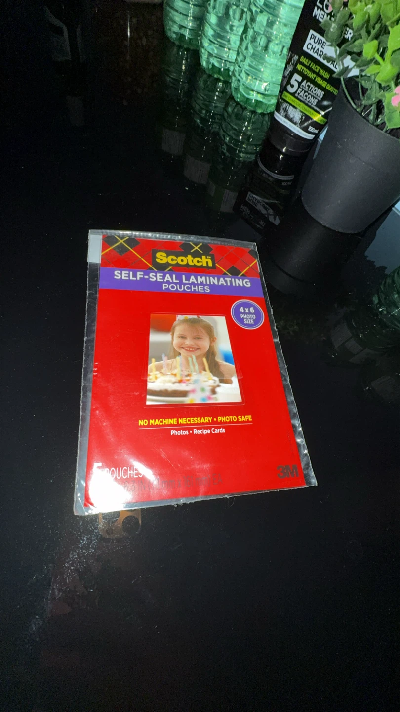 Scotch Self-Seal Laminating Pouches 4x6
