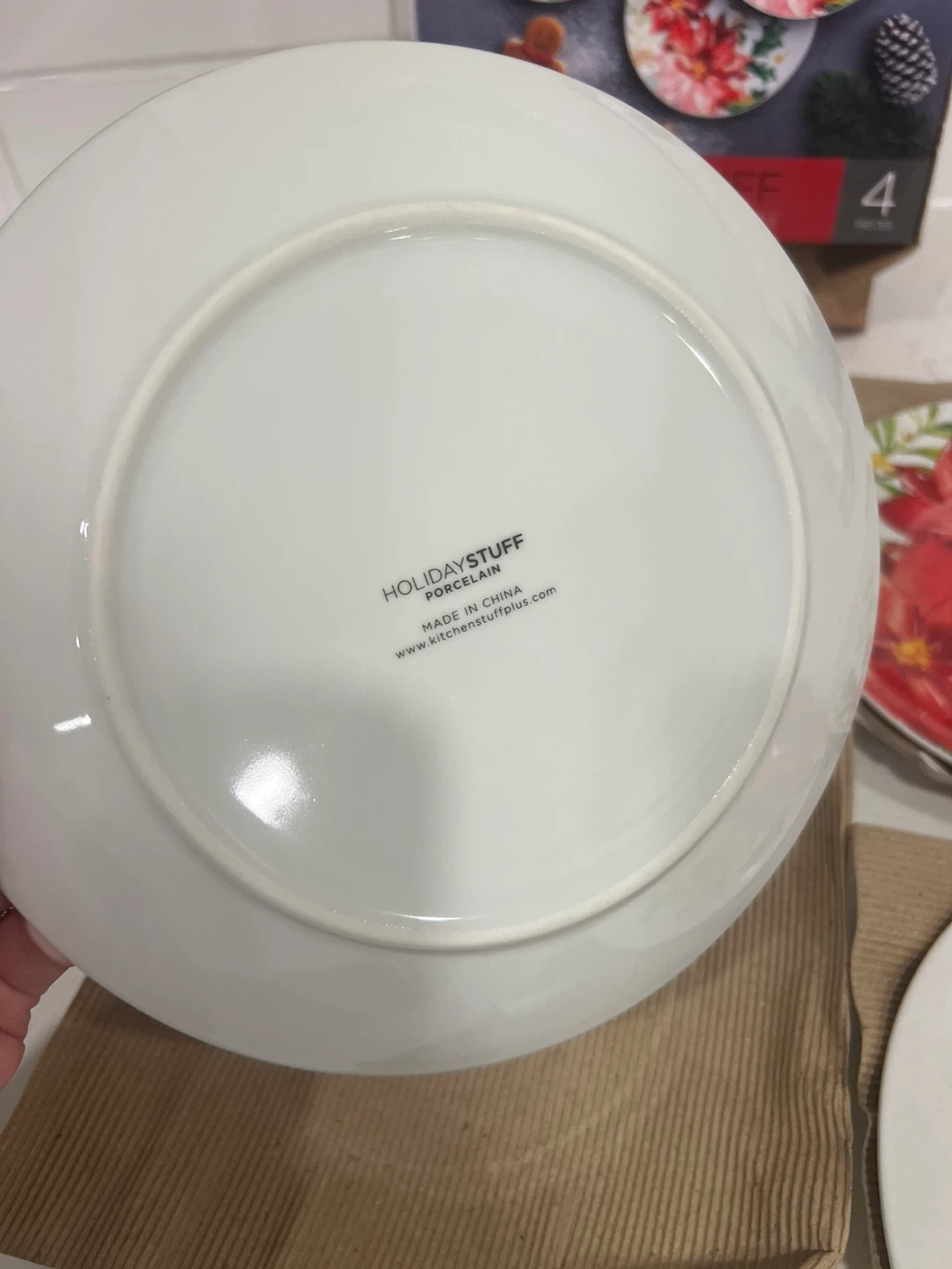 Holiday Stuff Porcelain Plates - Set of 4 - photo 3