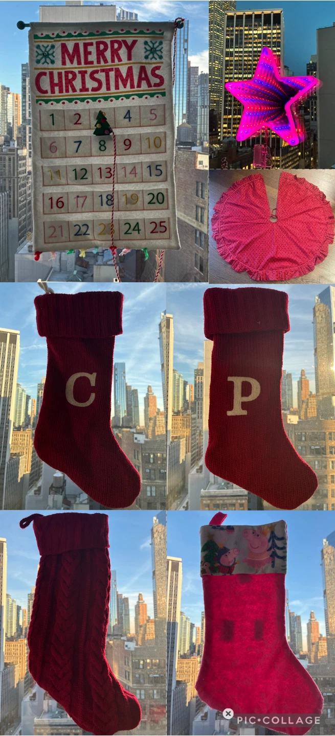 7 Christmas Items, 1 Price - Topper, stockings, Advent calendar