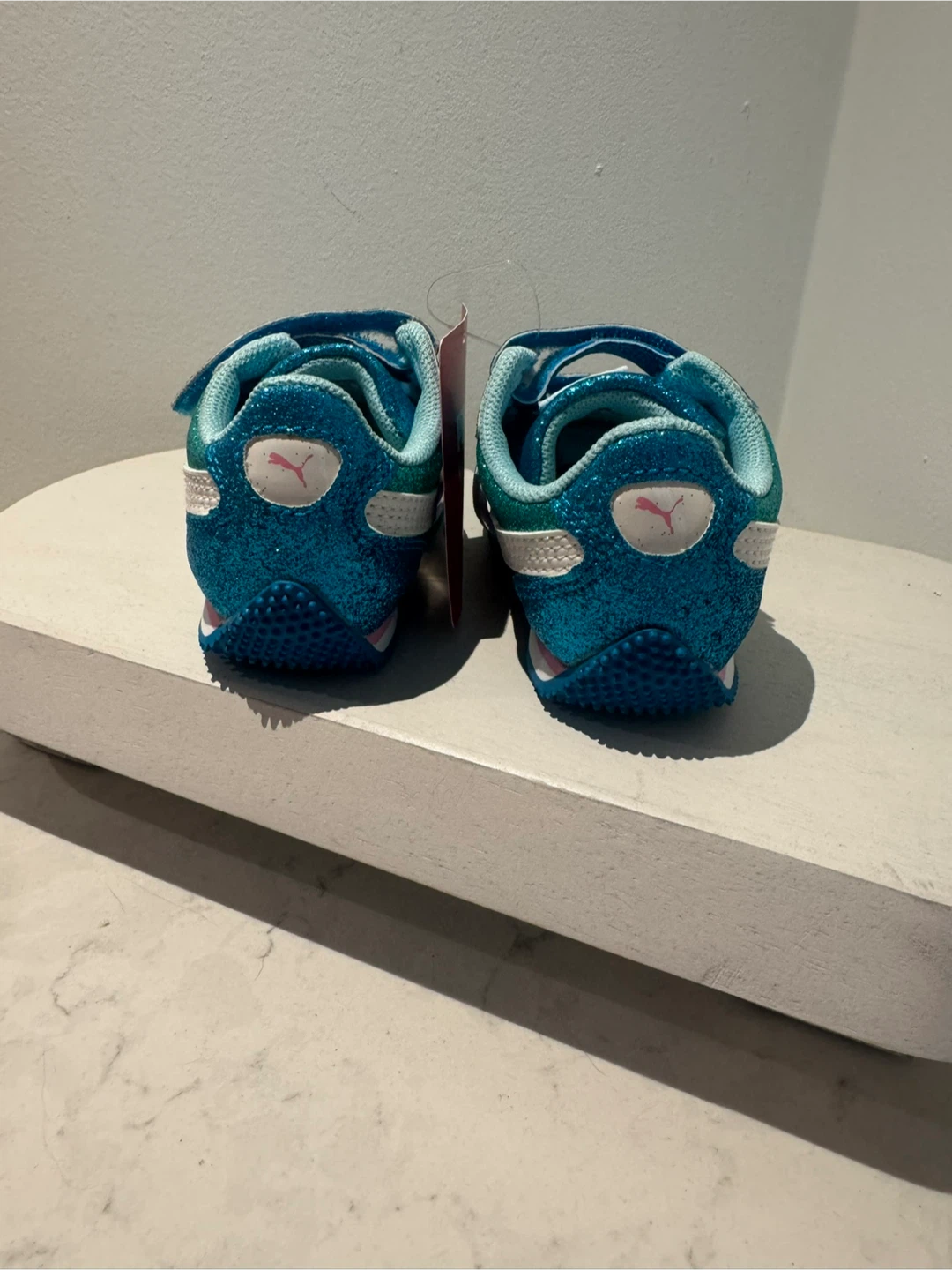 Puma Toddler Teal Glitter Sneakers - Size 5 - photo 4