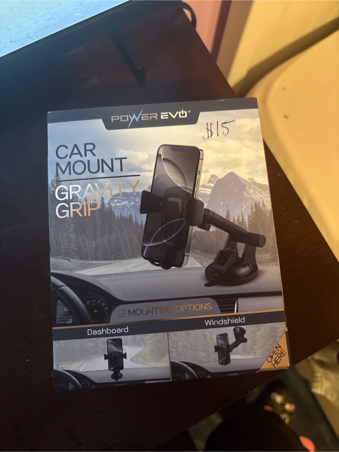 Power EVO Car Mount Gravity Grip
