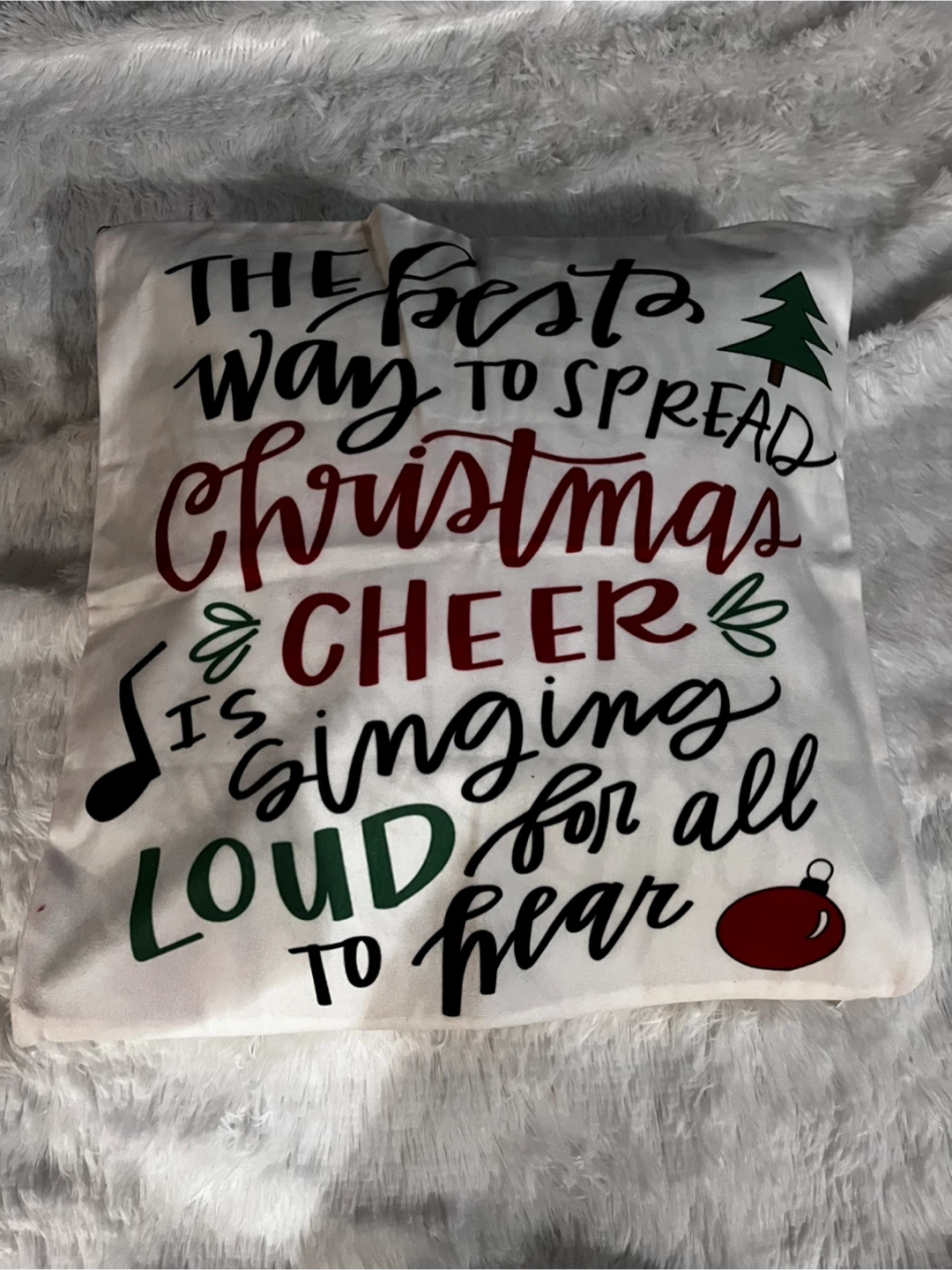 Christmas themed pillow covers and decor - photo 4
