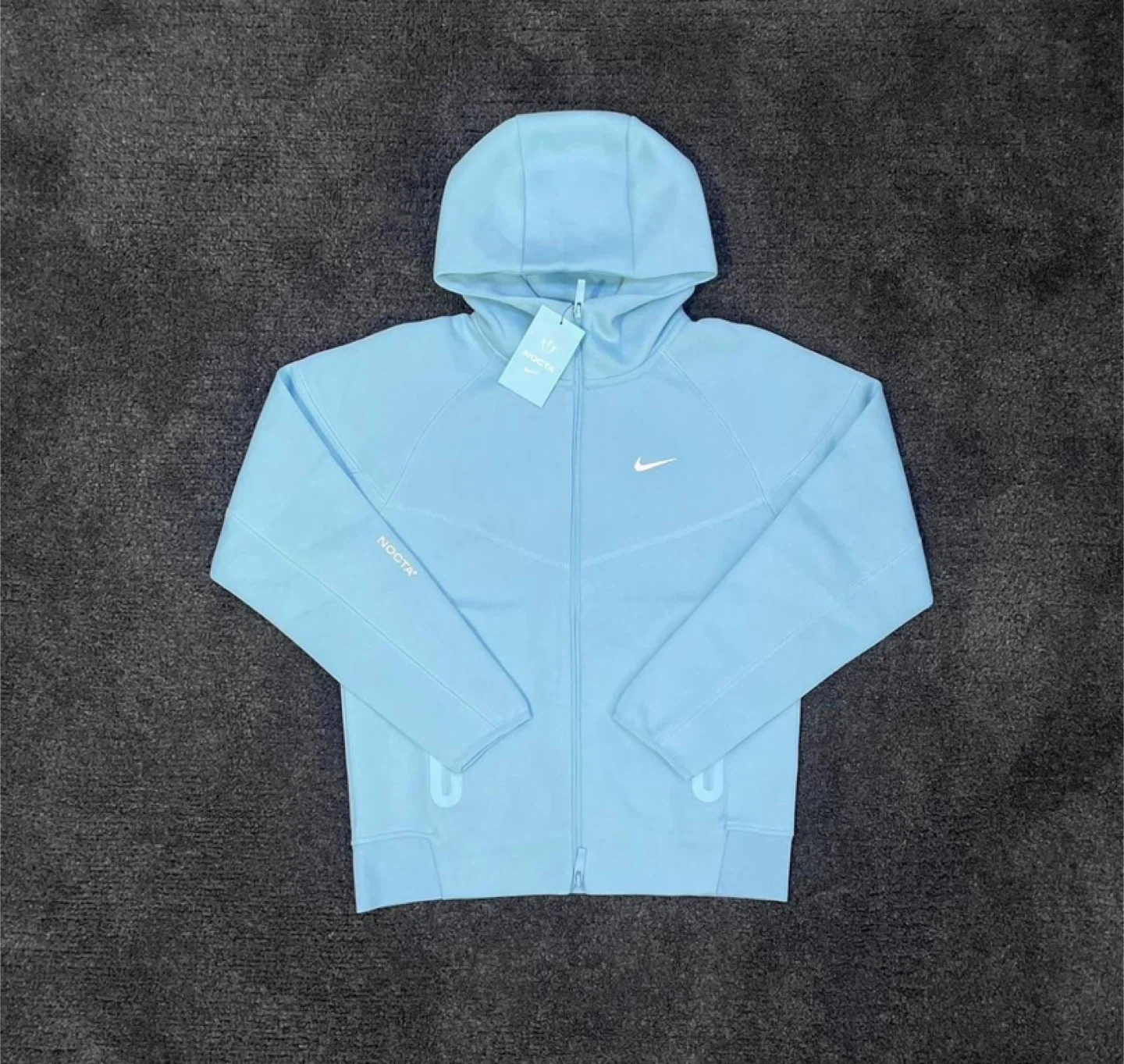 Nike NOCTA Light Blue Tracksuit Set (Hoodie + Sweatpants) - photo 2
