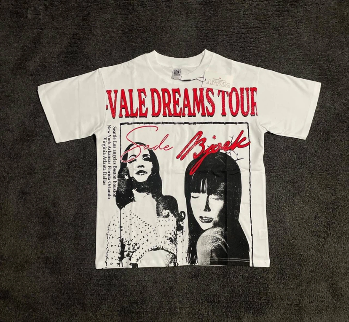 Vale “Dreams Tour” Sade Björk T-Shirt
