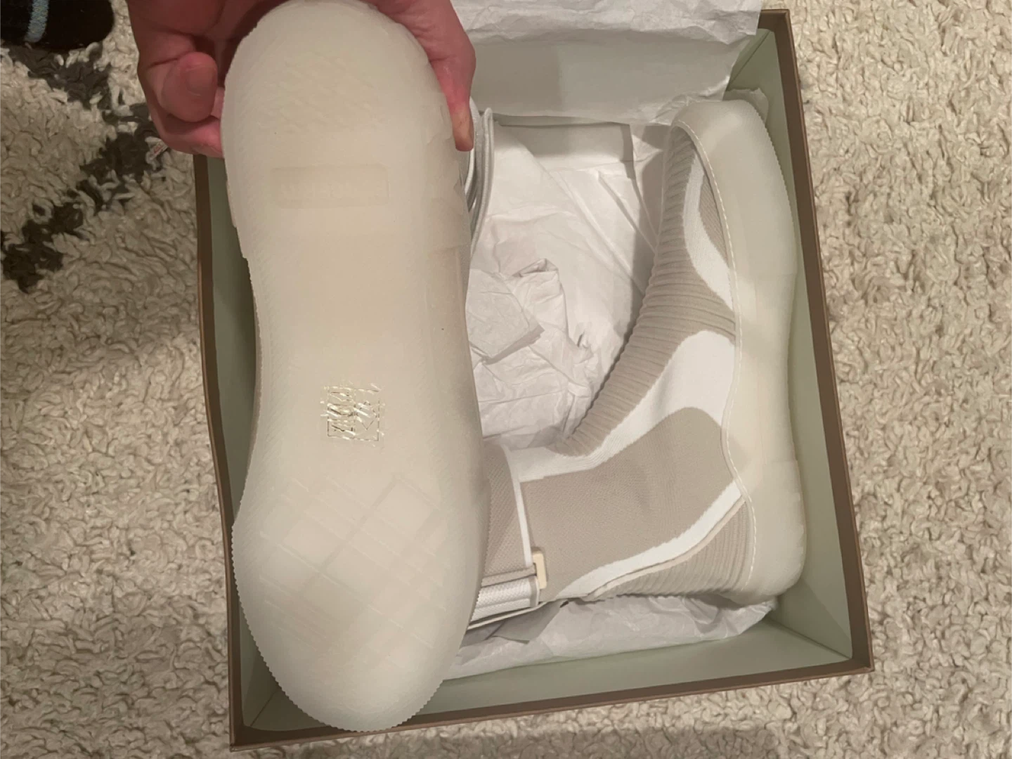 SIZE 12 Authentic Burberry Sneakers - photo 2