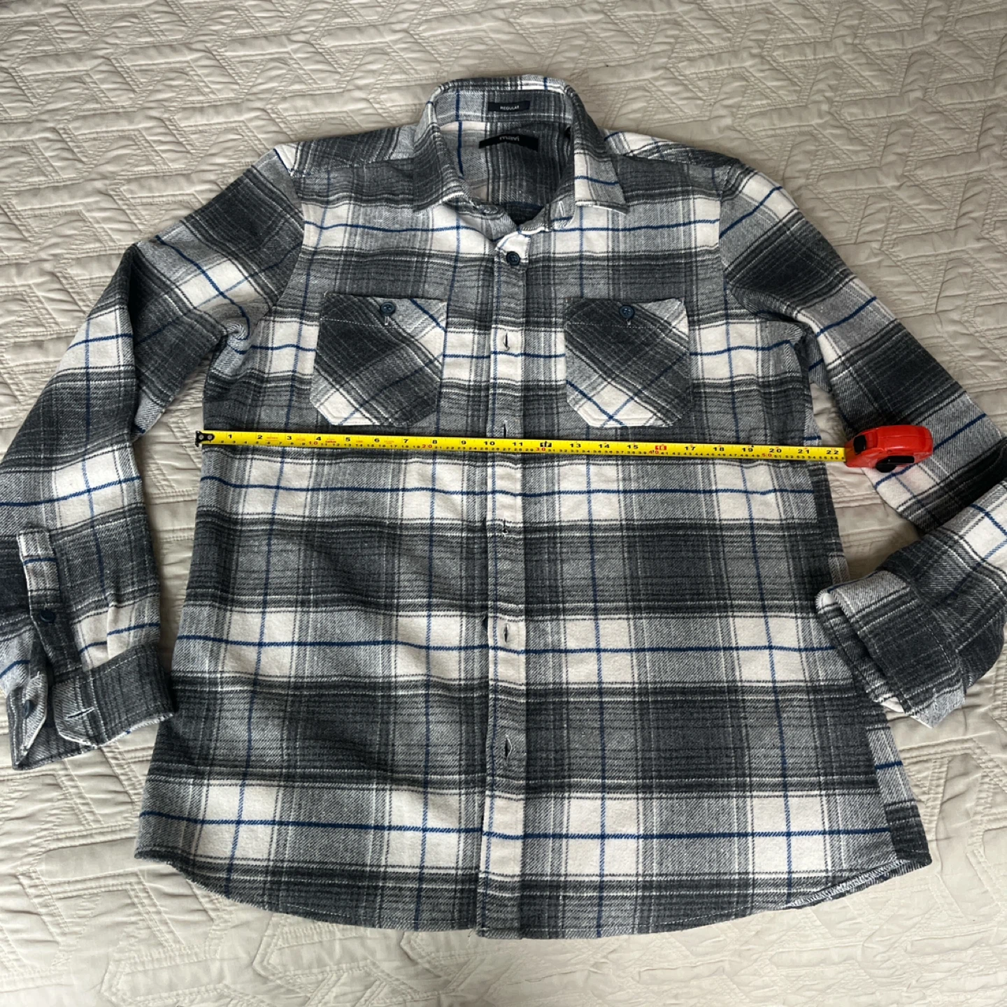 Mavi Plaid Flannel Shirt - Size L