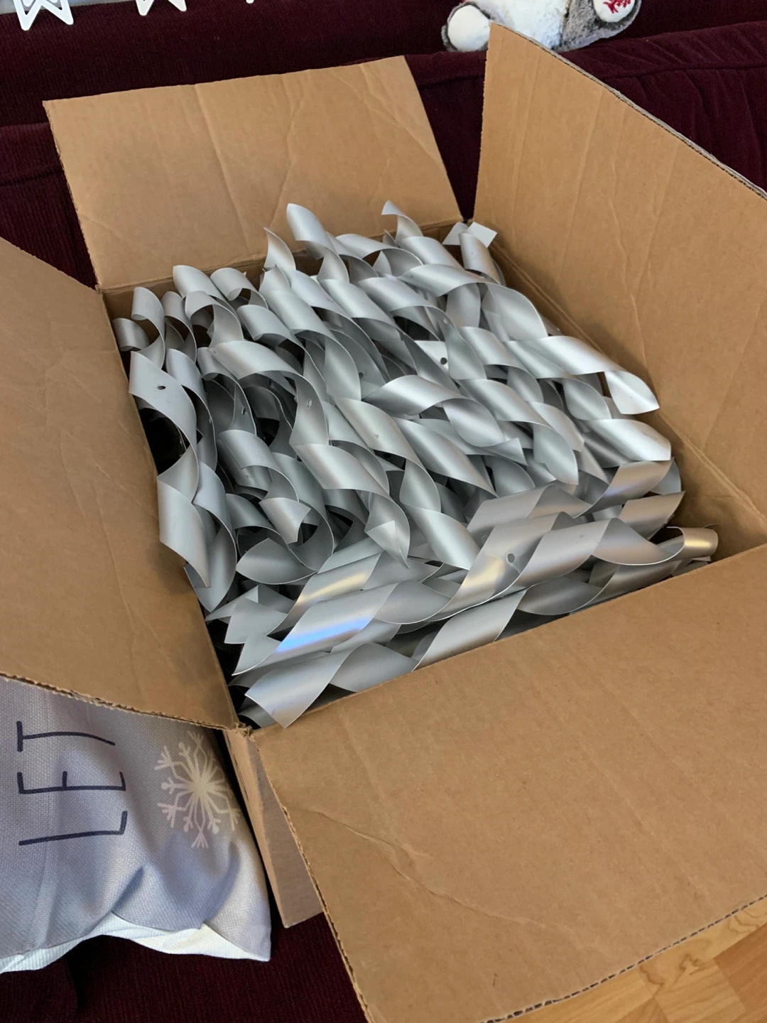 DIY project aluminum spirals - photo 4