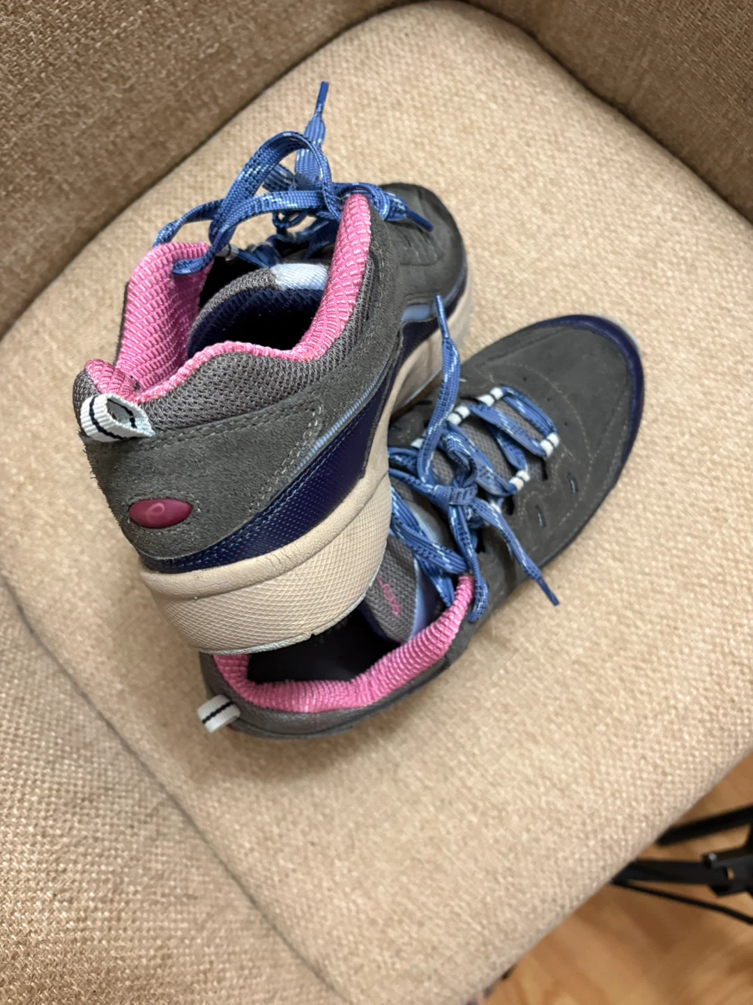Easy Spirit Walk Run Gray/Pink Shoes Size 8 1/2 - photo 2