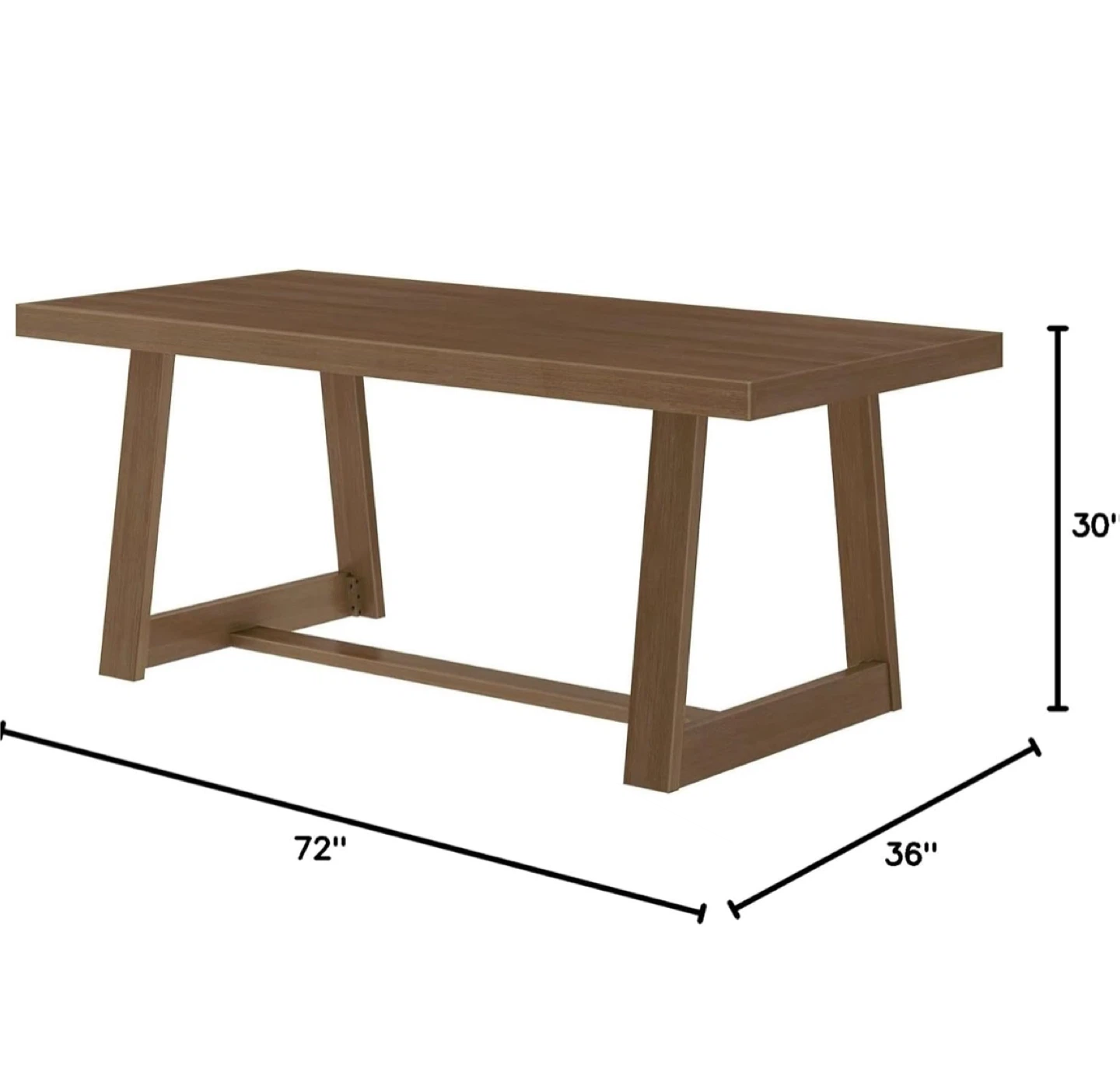 Dining Table - 72" x 36" - photo 2