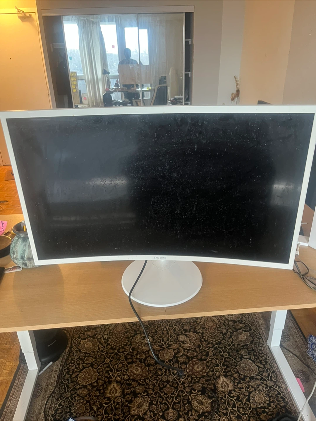 Samsung Curved Monitor - White