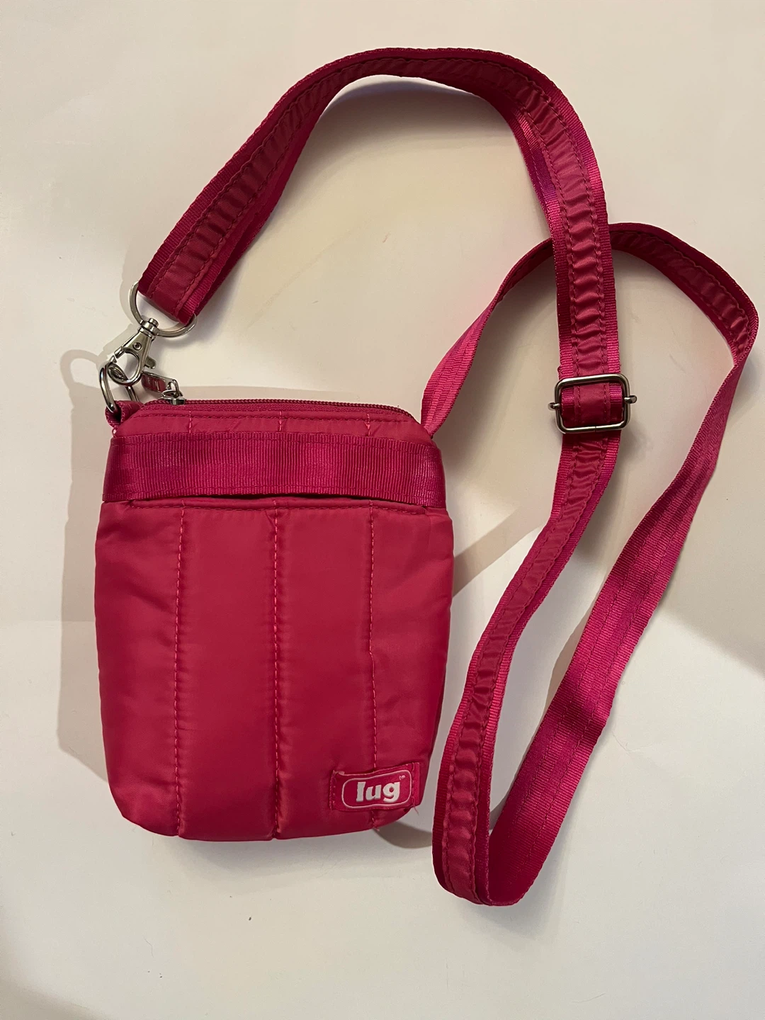 Lug Crossbody Bag - Fuchsia Pink