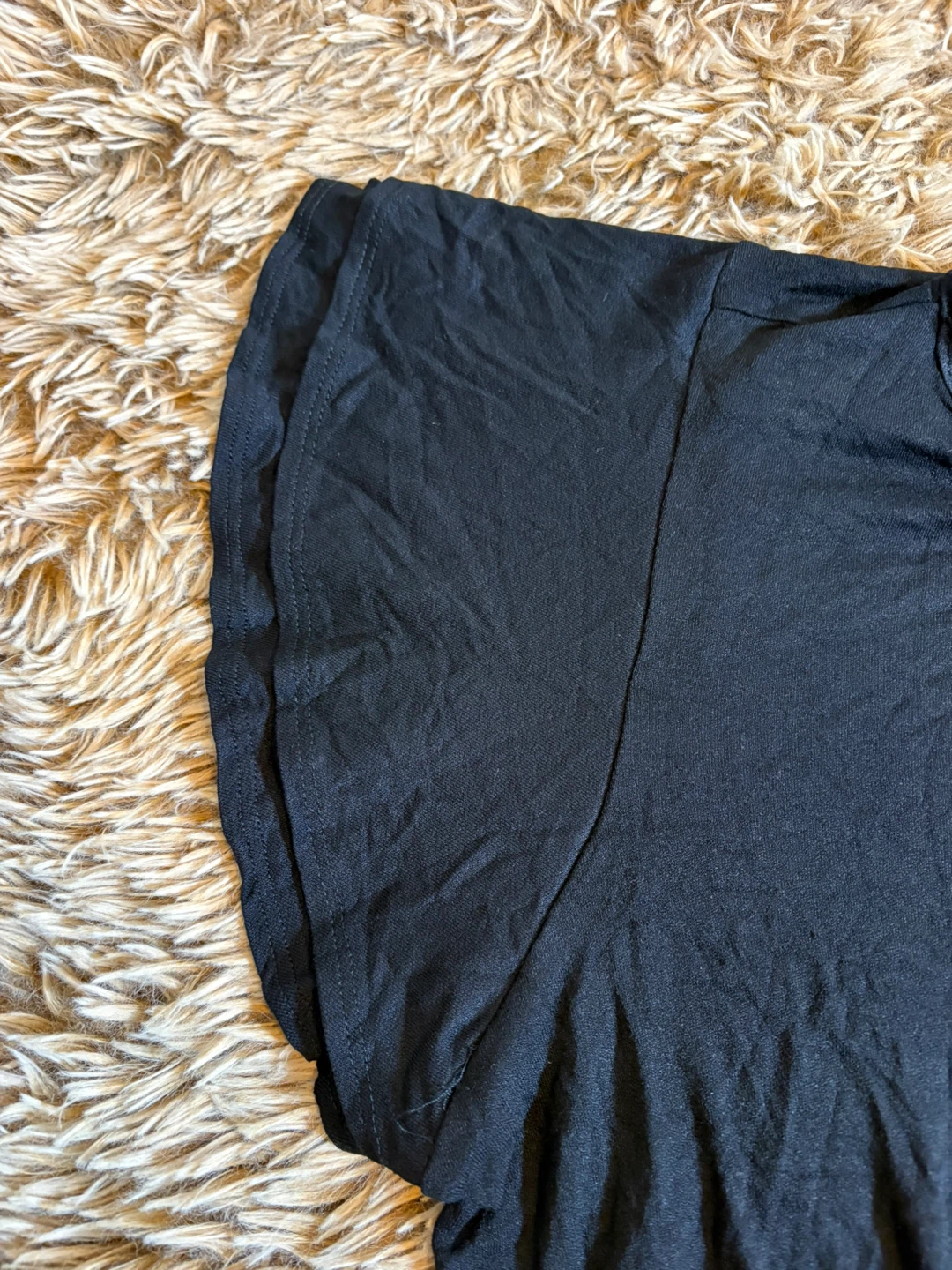 Blashe Black Tie Front Top - Size L - photo 4