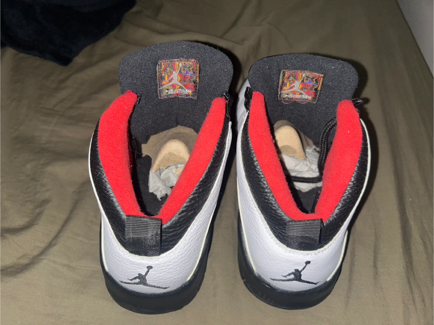 Air Jordan 10 Retro Chicago White/Black/Red- Size 10 - photo 2