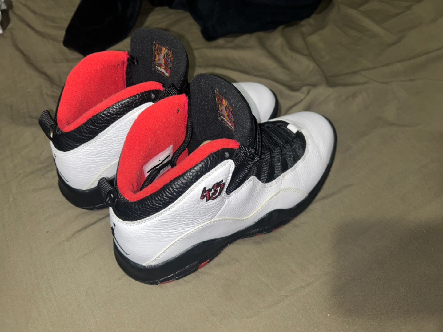 Air Jordan 10 Retro Chicago White/Black/Red- Size 10 - photo 3