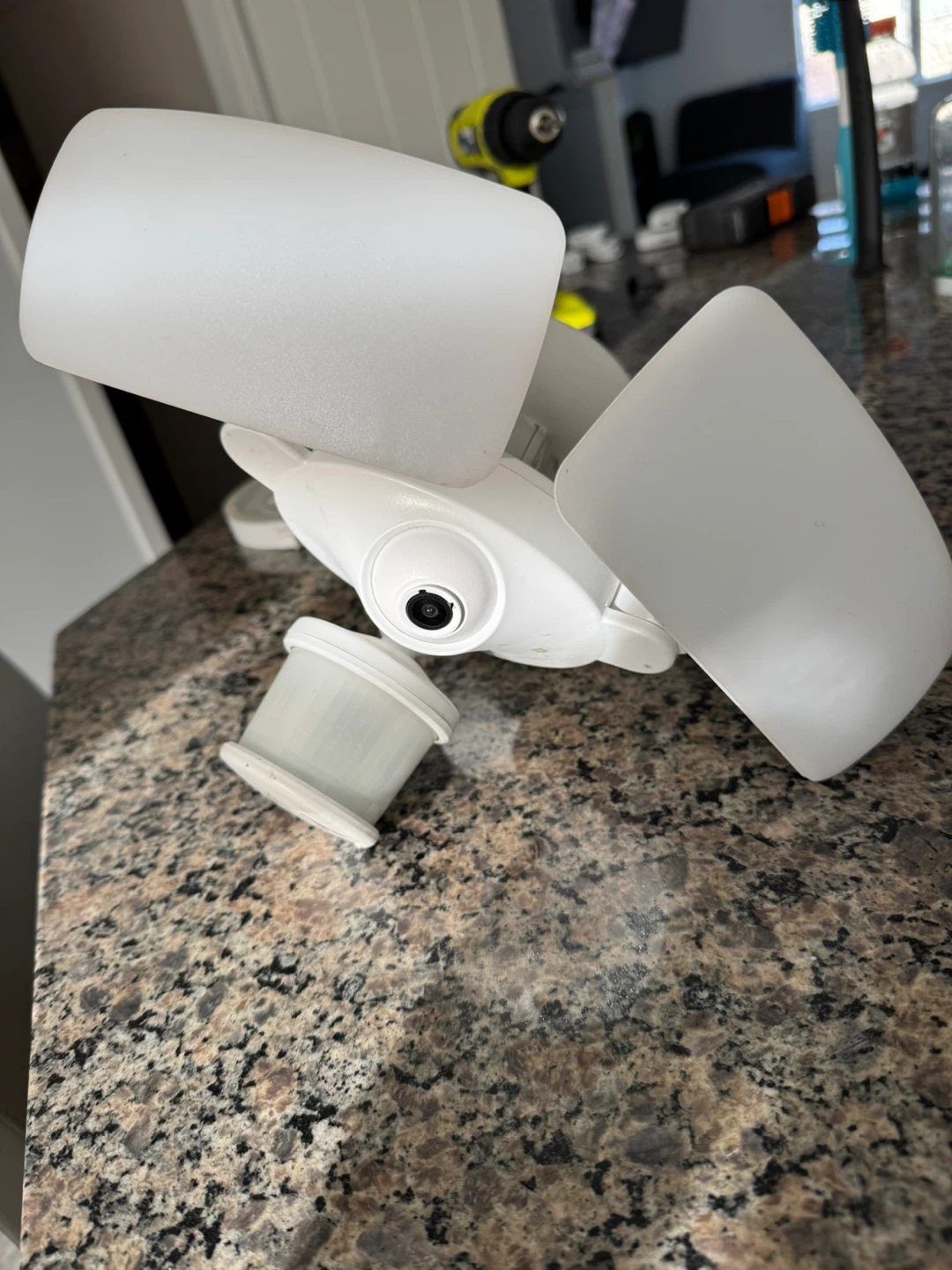 White Outdoor Security Light