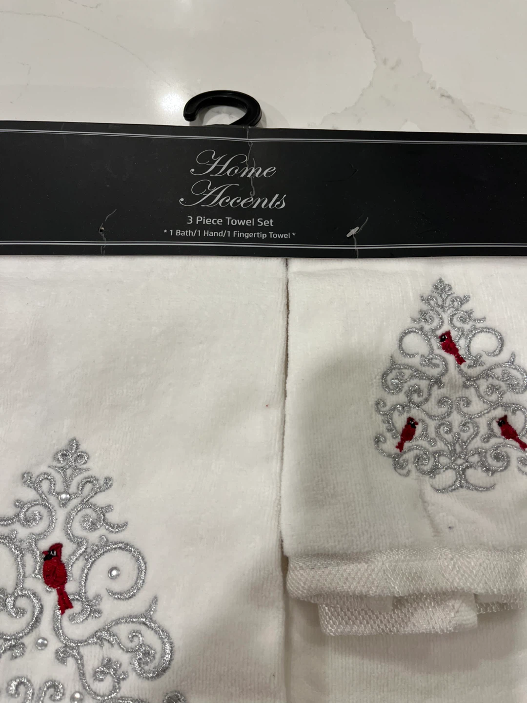 Home Accents 3-Piece Towel Set - New - photo 2