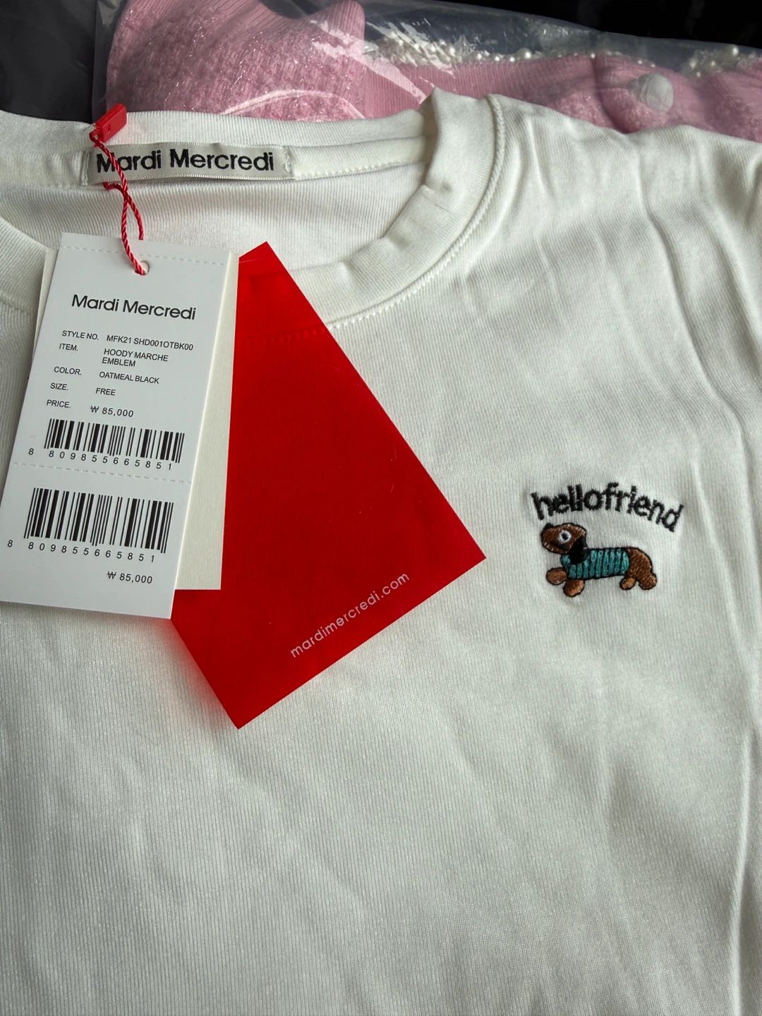 Super Cute Dachshund Embroidery T-Shirt - photo 2