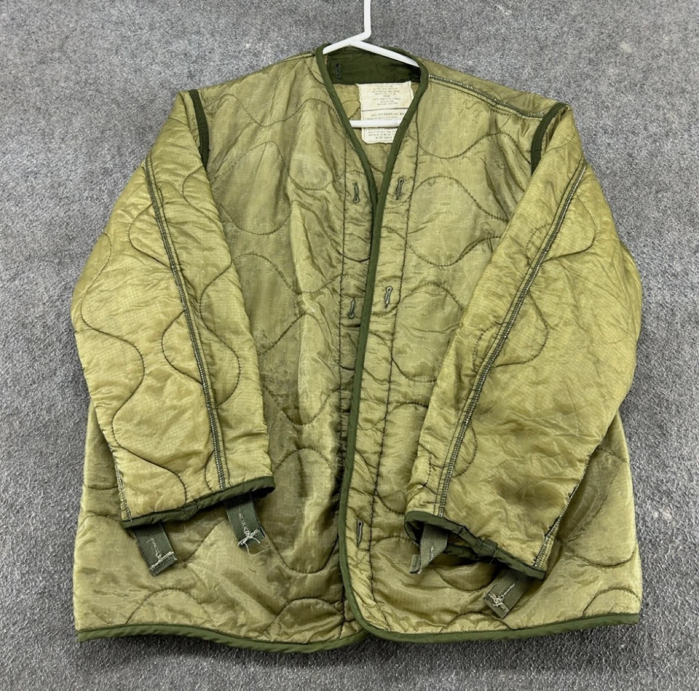 Vintage military quilted liner size medium - photo 4