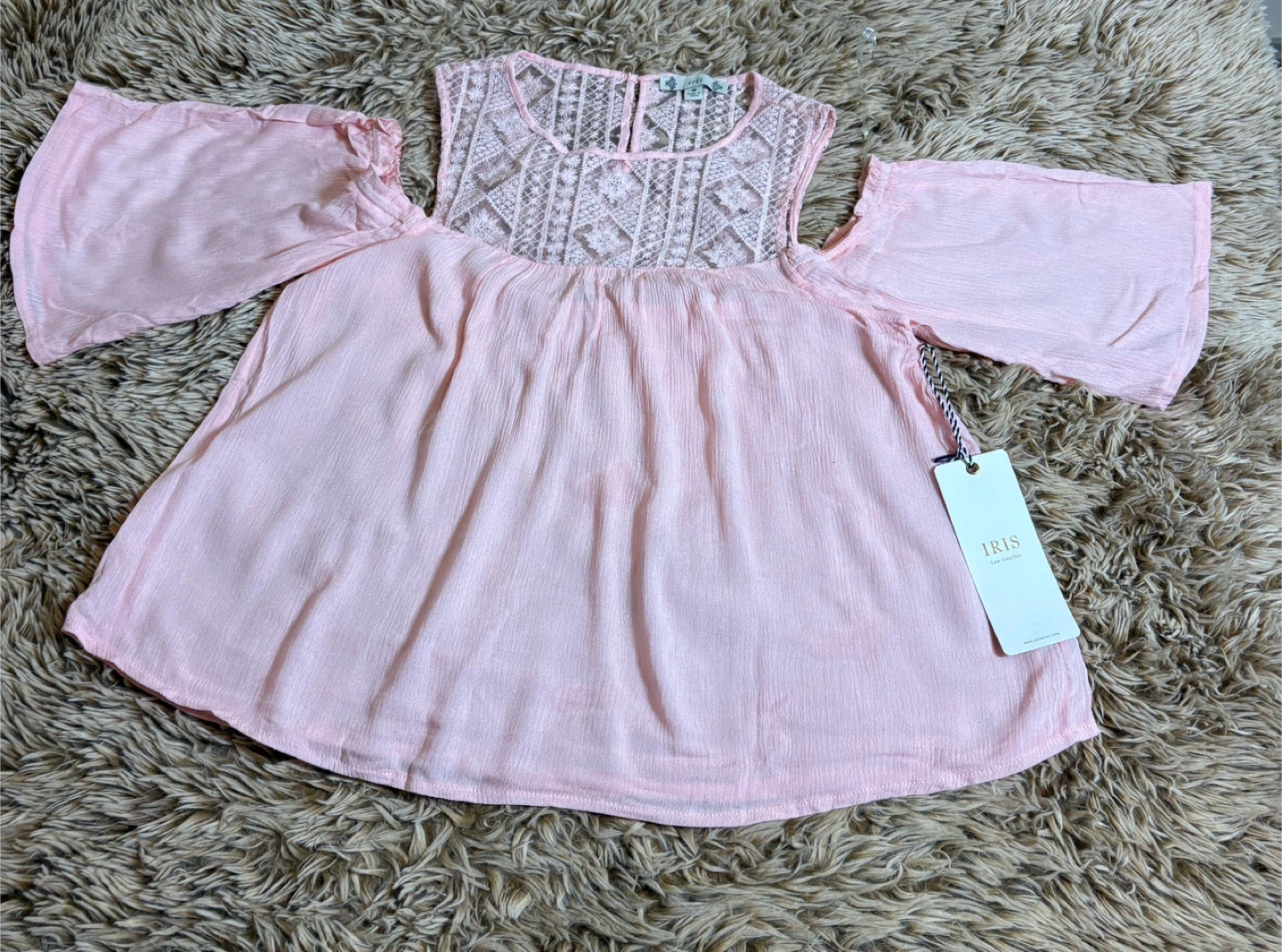 Iris Los Angeles Pink Blouse - Size M - photo 5
