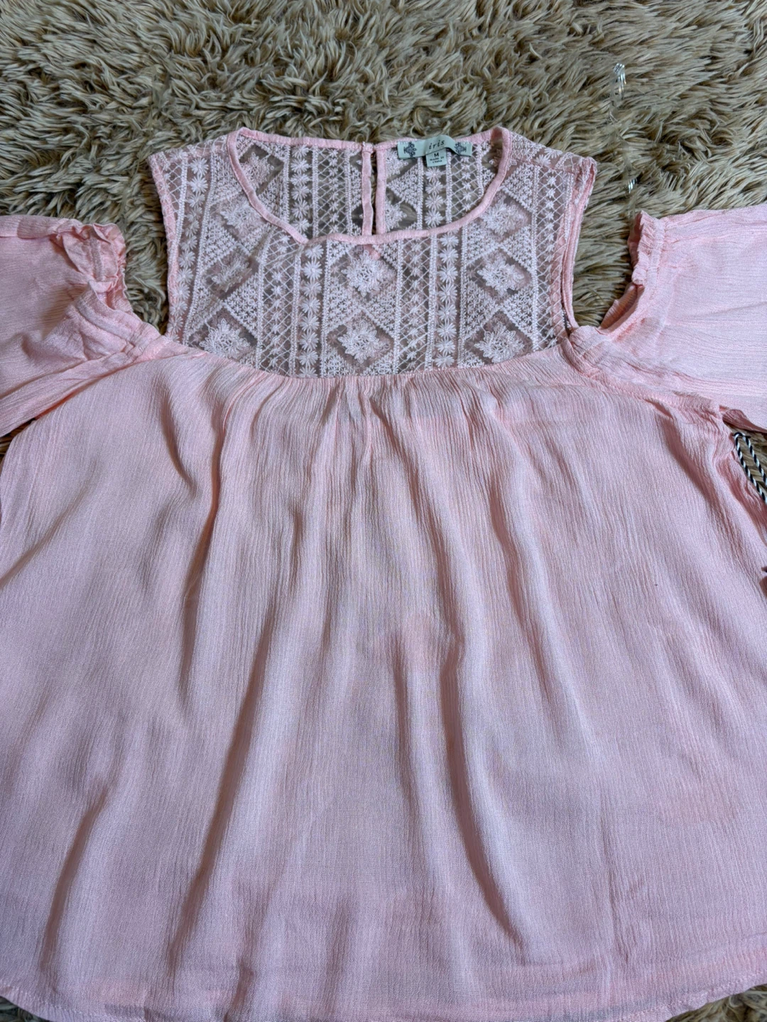 Iris Los Angeles Pink Blouse - Size M - photo 2