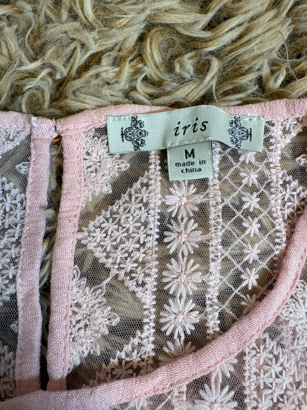 Iris Los Angeles Pink Blouse - Size M - photo 4