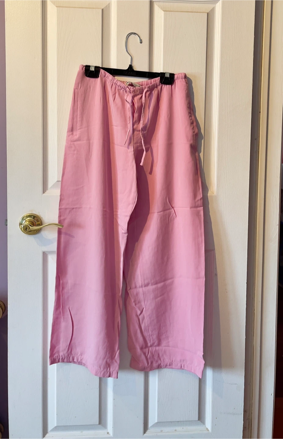 Zara Pink Wide Leg Pants - Size S