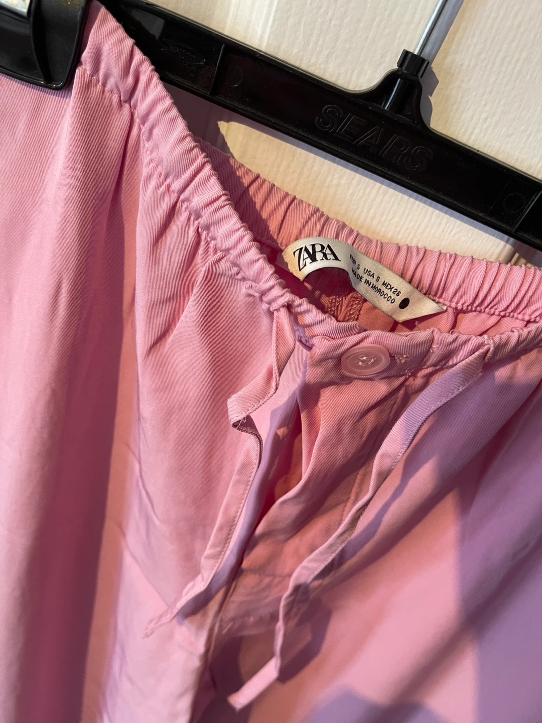 Zara Pink Wide Leg Pants - Size S - photo 4