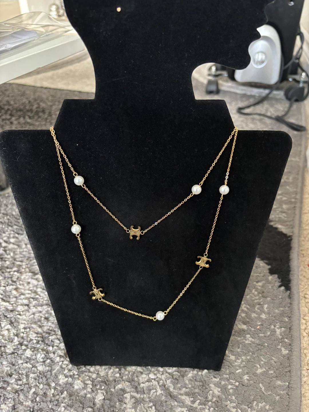 Gold plated necklace