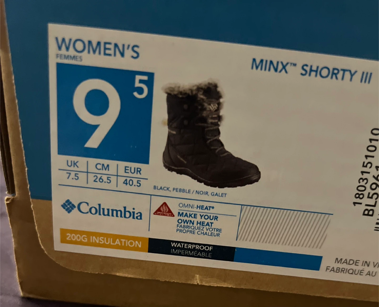 Columbia Minx Shorty III Women's Winter Boots - Size 9.5 - photo 5