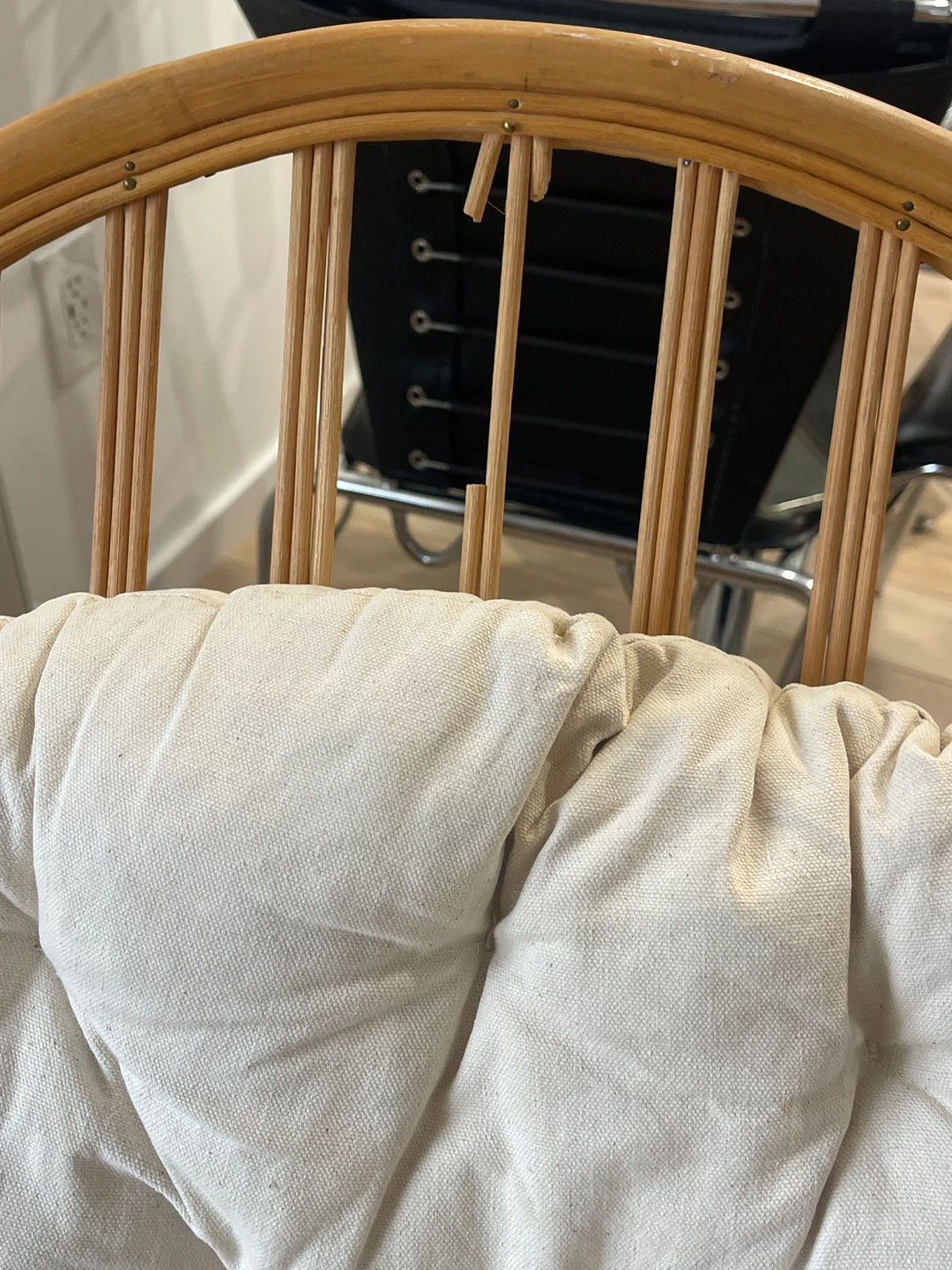 Rattan Rocking Chair with Cushion - photo 3