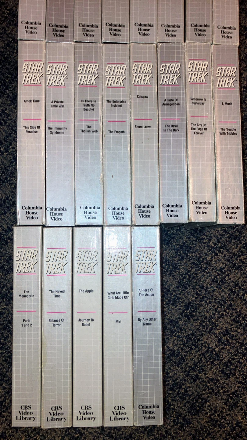 Vintage Star Trek VHS Collection – Columbia House & CBS - photo 4