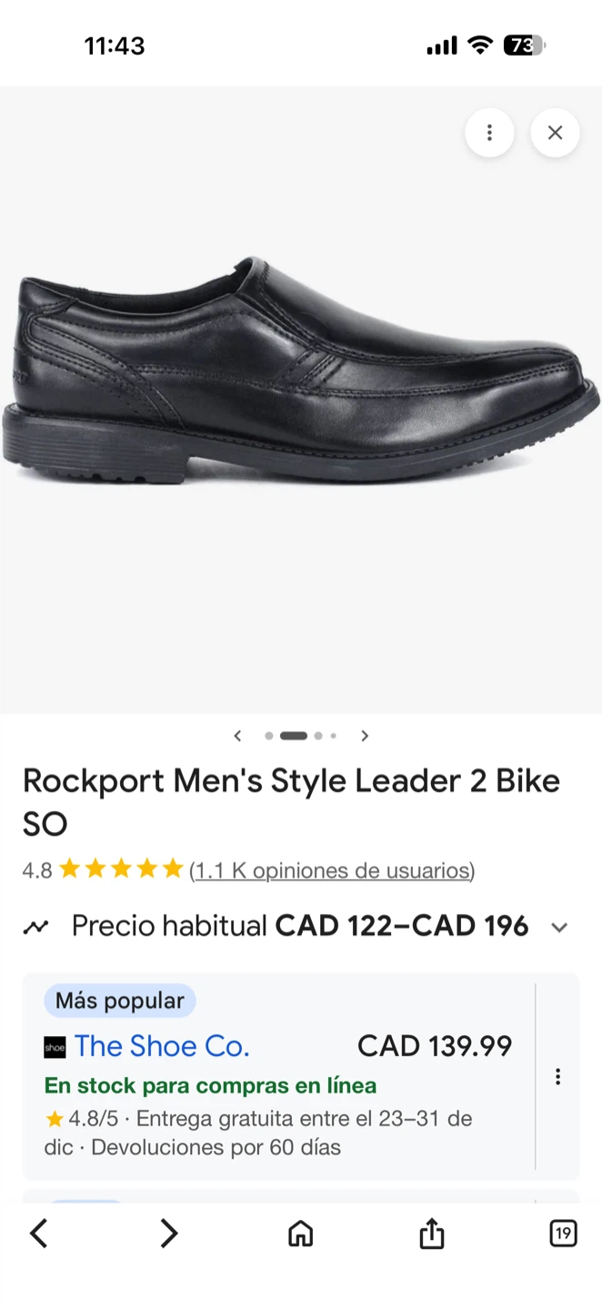 Rockport Men's Style Leader 2 Bike SO, Black