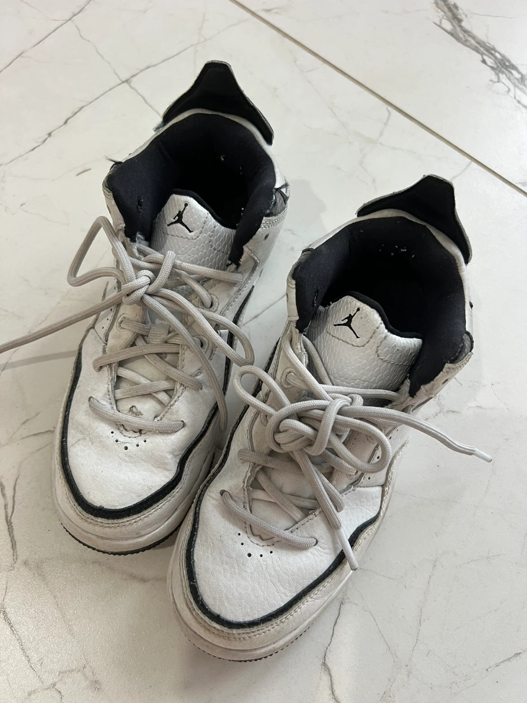 Jordan 3 Retro White/Black Toddler Shoes - Size 13C