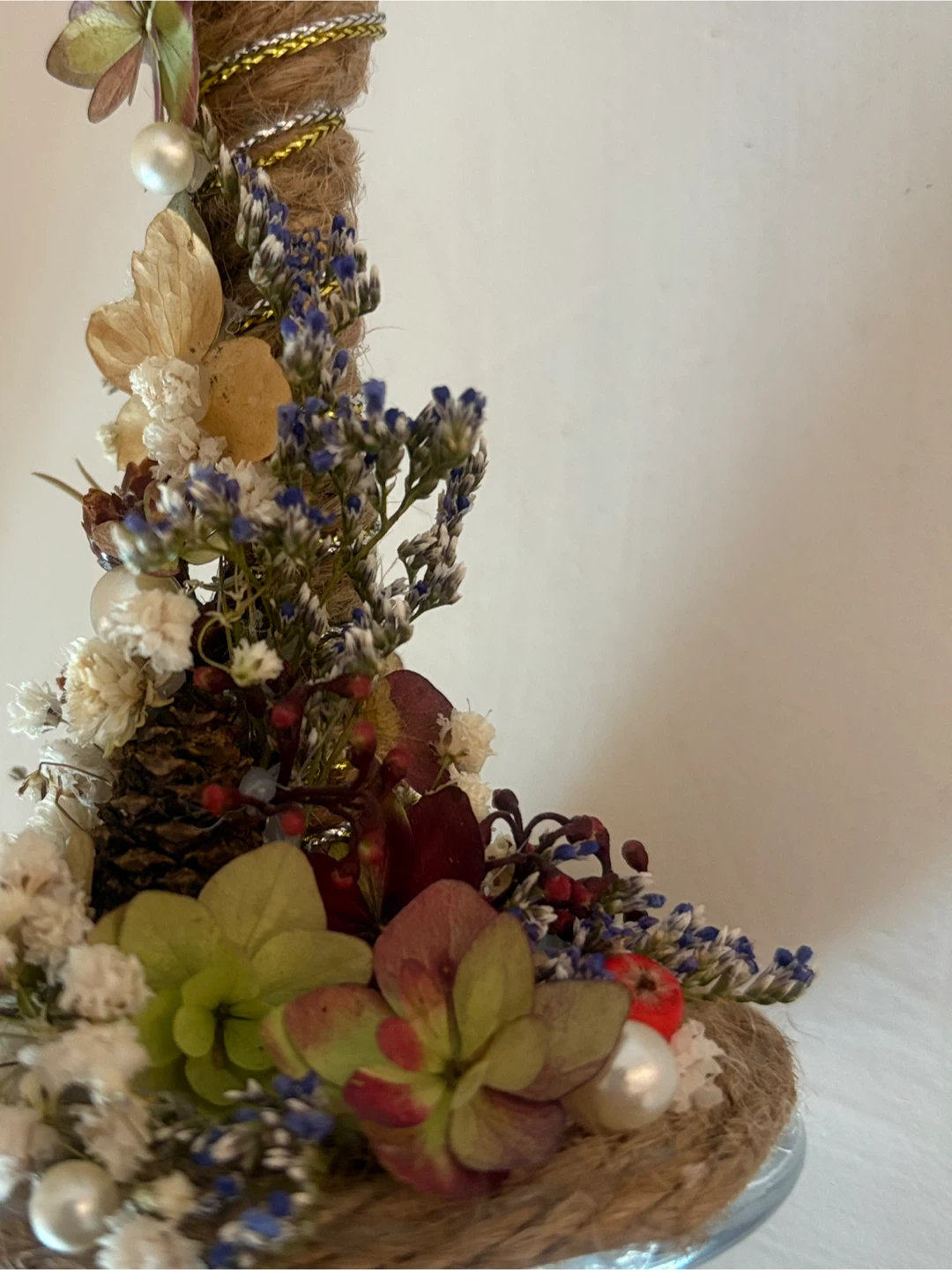 Floral Decorated Martini Glass with Box - photo 3
