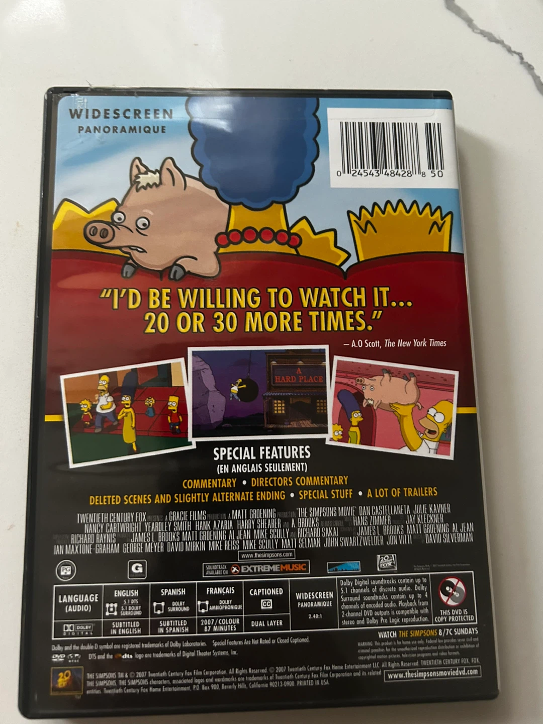 The Simpsons Movie DVD - photo 2
