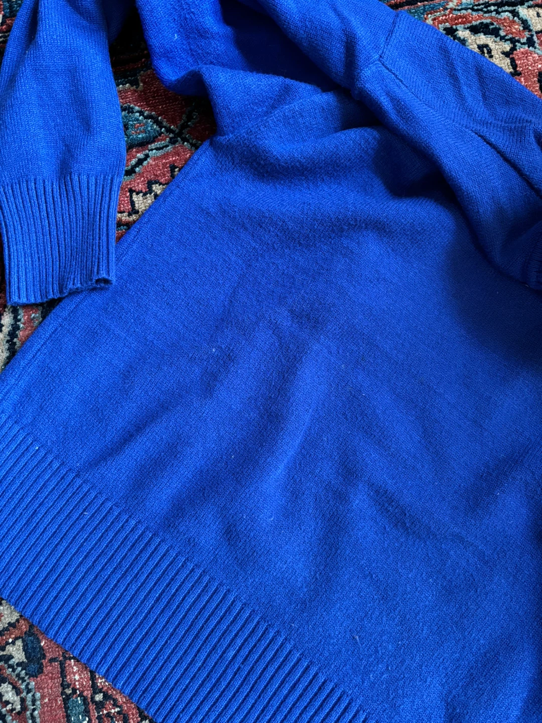 Unisex Ami Paris Blue Turtleneck Sweater - Medium - photo 5