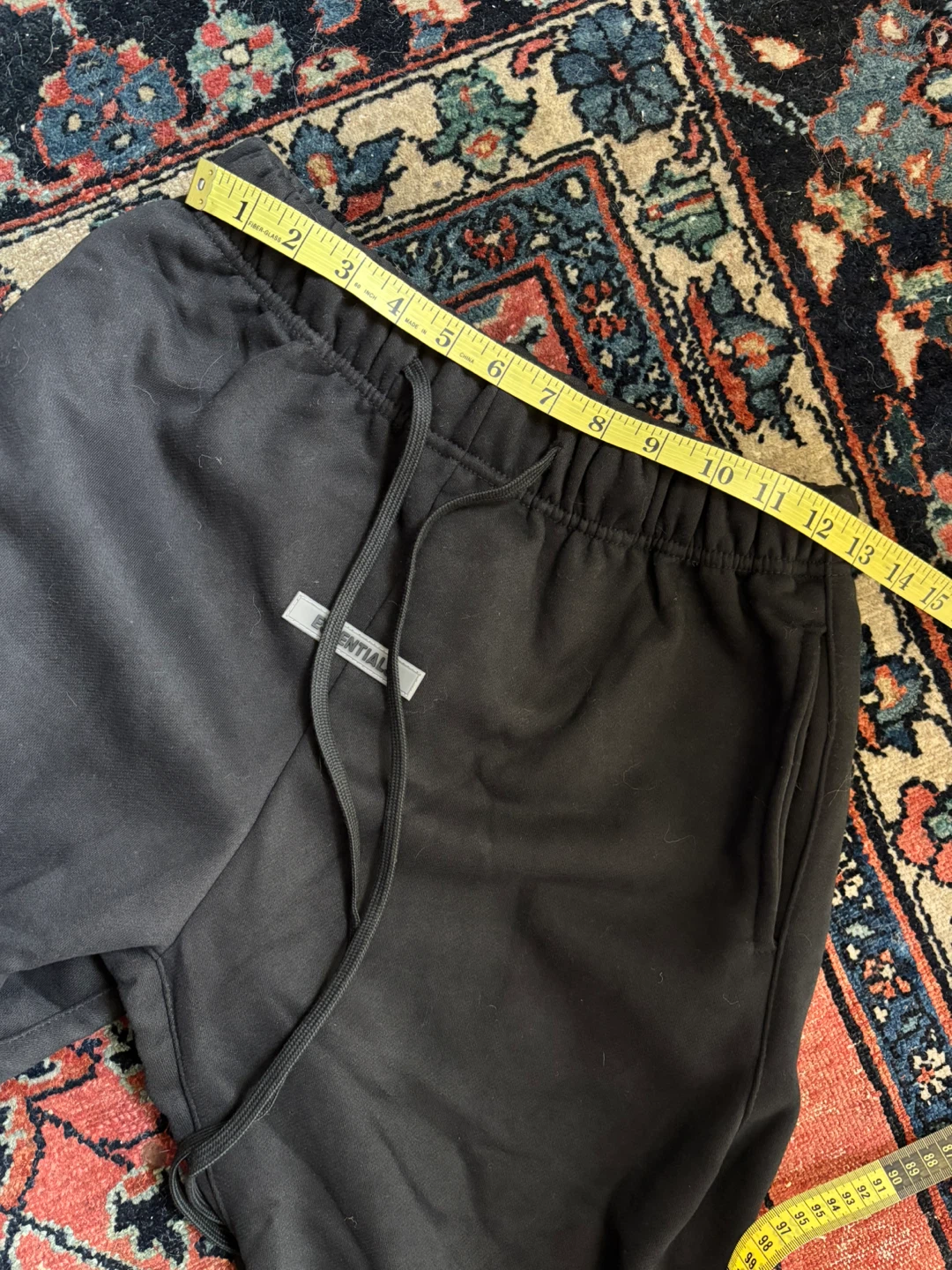 Essentials Fear of God Black Sweatpants - photo 5