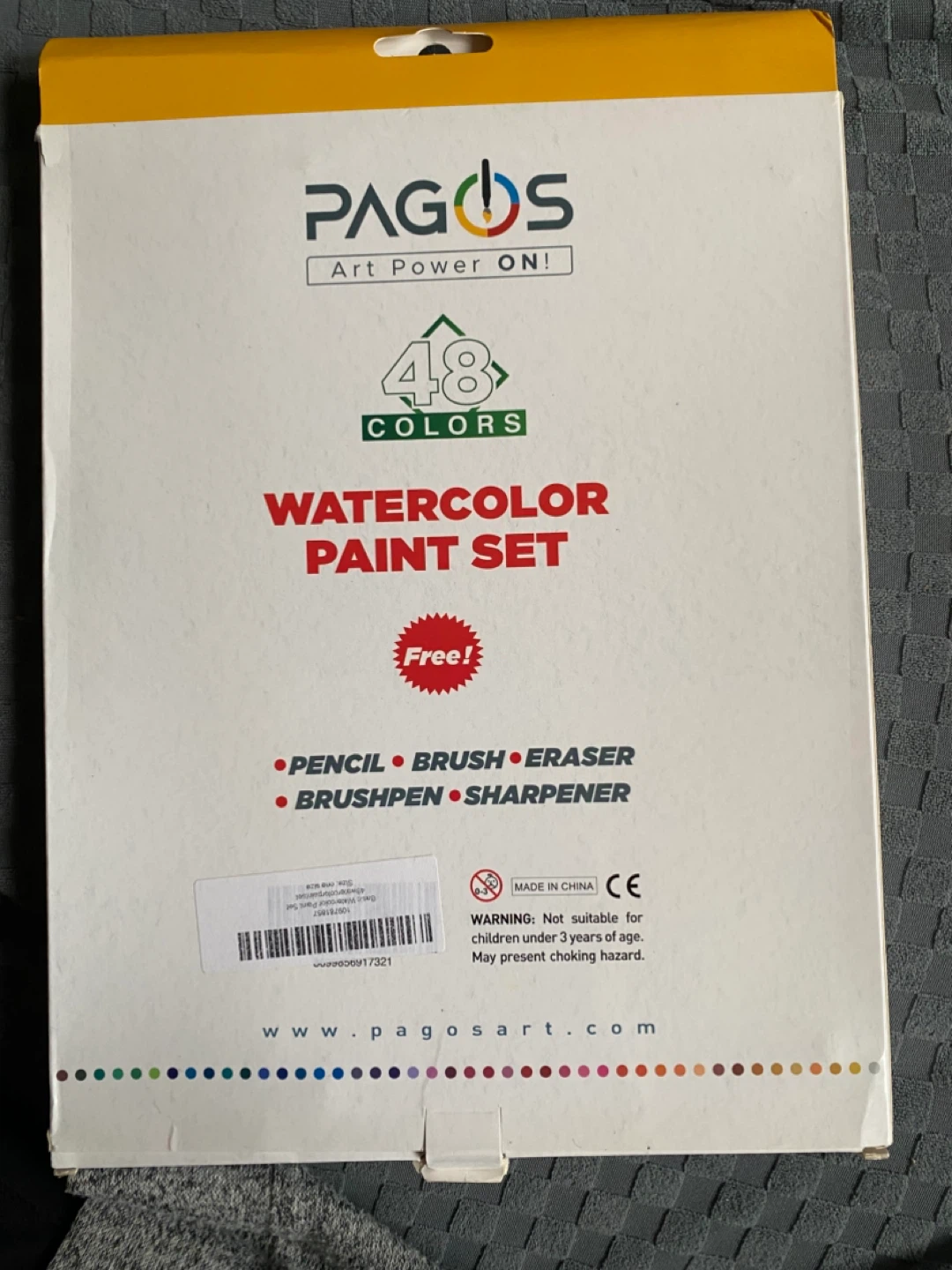 PAGOS 48 Colors Watercolor Paint Set - New - photo 2