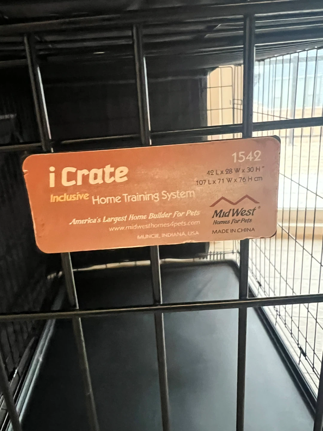 42” iCrate Dog Crate w/ cover - photo 5