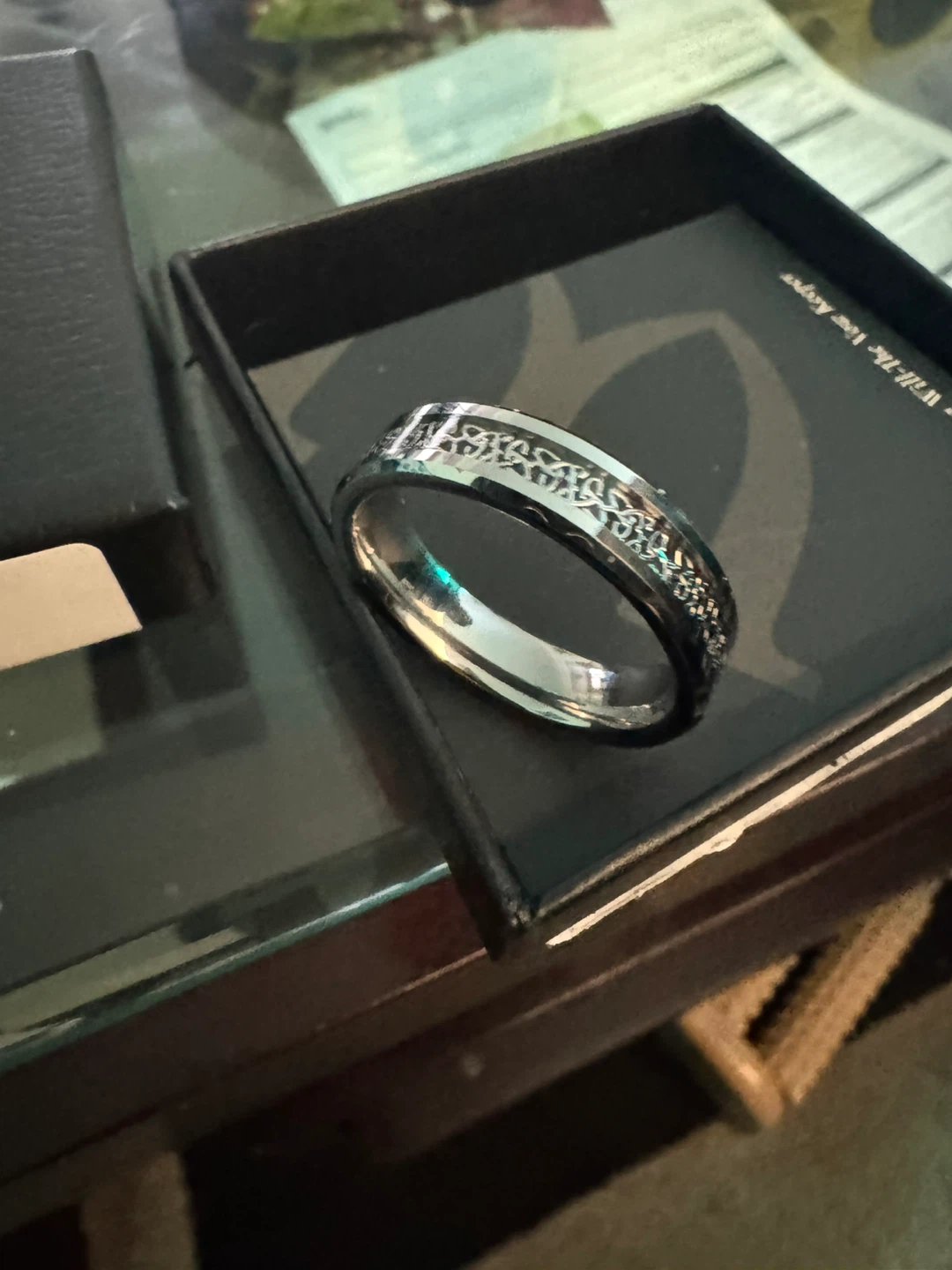 King Will Silver Mens Tungsten Carbide Ring,