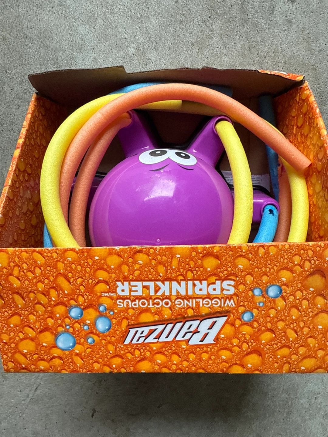 Banzai Wiggling Octopus Sprinkler - Kids Water Toy