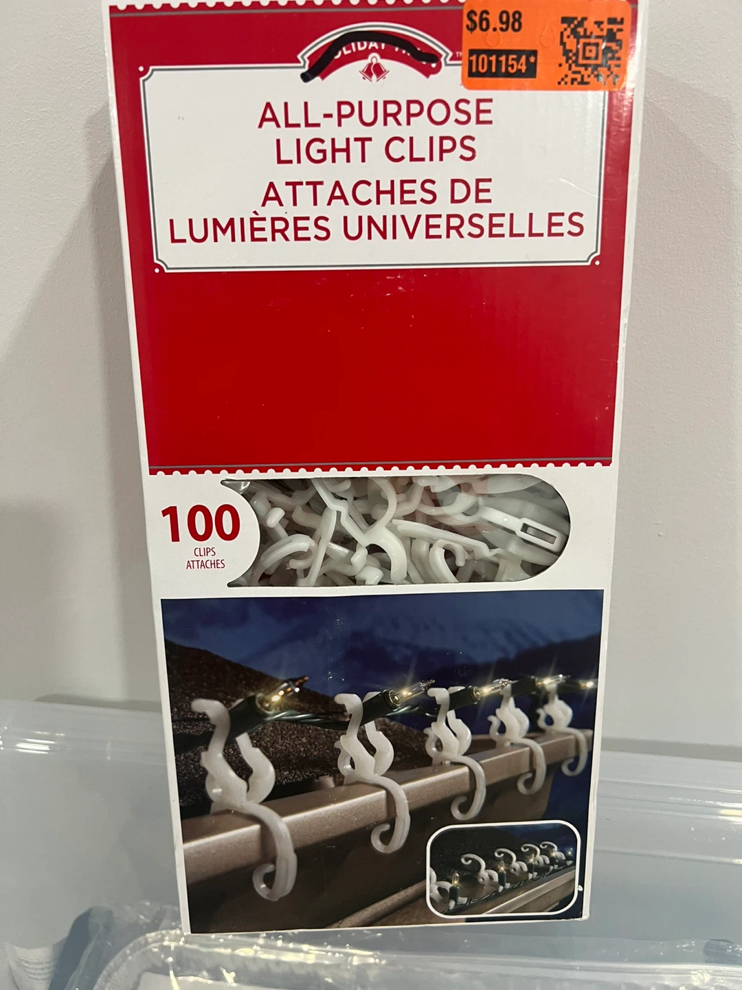 Holiday All-Purpose Light Clips - 100 Pack