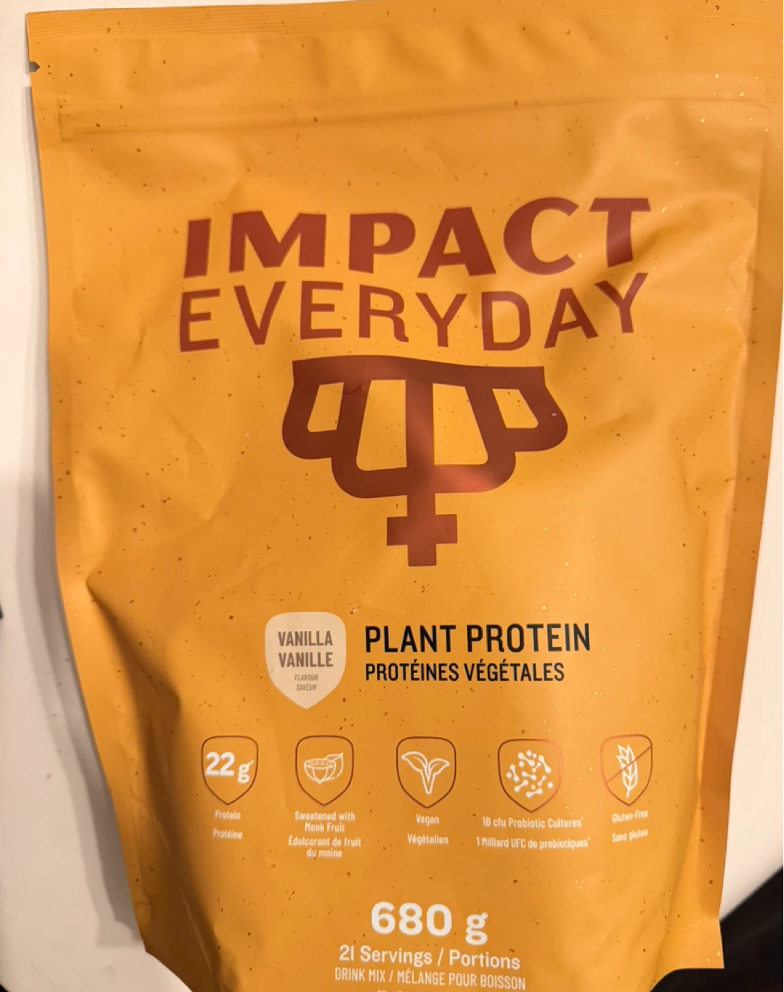 Impact Everyday Vanilla Plant Protein - 680g