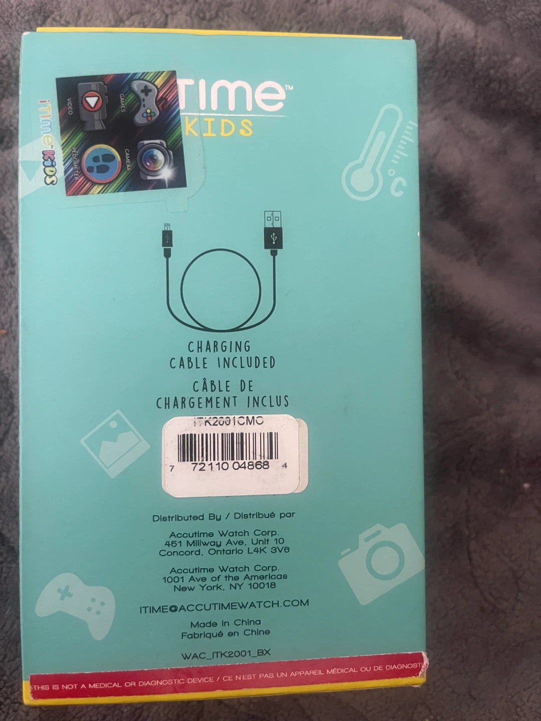 iTime Kids Body Temp/Games Watch - photo 2